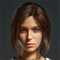 Lara Croft Silicone Head