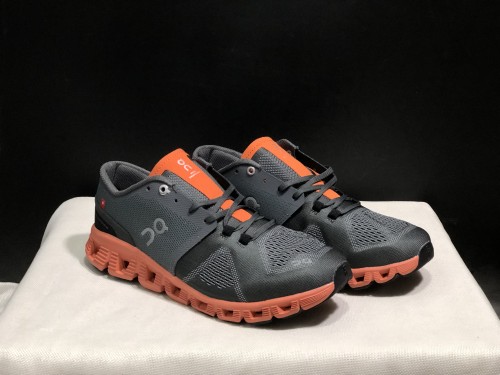 Men's Cloud X 1 Shift Sneakers - Black & Orange