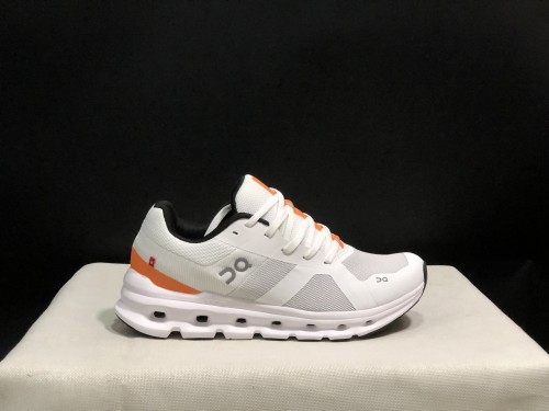 Cloudrunner Sneakers - White | Orange