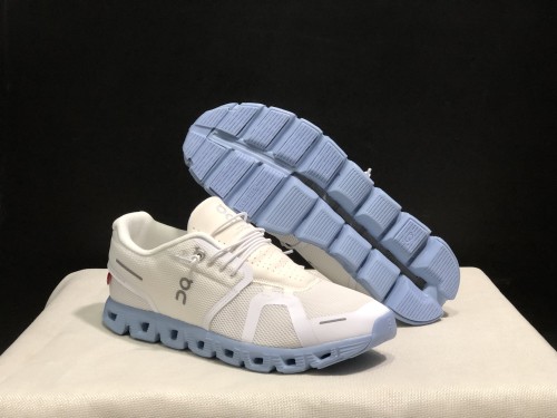 Women's Cloud 5 Sneakers - White & Blue