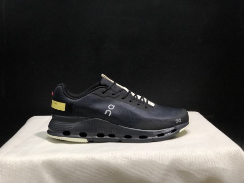 Cloudnova Form Sneakers - Black with Yellow