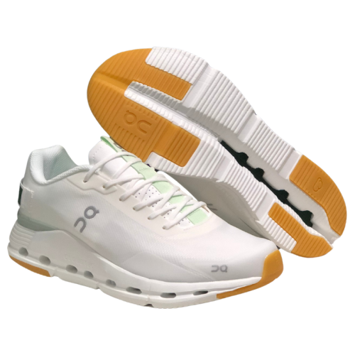 Cloudnova Form Sneakers - White & Green