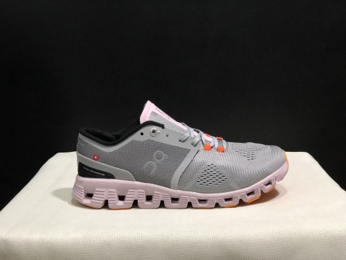 Women's Cloud X 3 Shift Sneakers - Gray and Pink