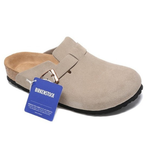 🎁【US Free Shipping】Boston Soft Footbed Suede Leather - Gray Beige