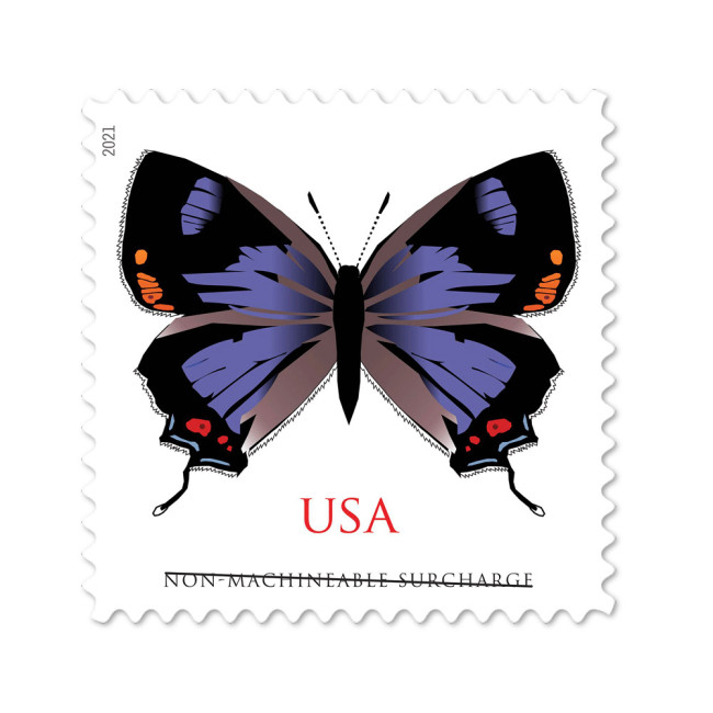 Colorado Hairstreak Forever Postage Stamps Sheet of 20 US Postal First Class Butterfly Wedding Celebration Anniversary Flowers Party
