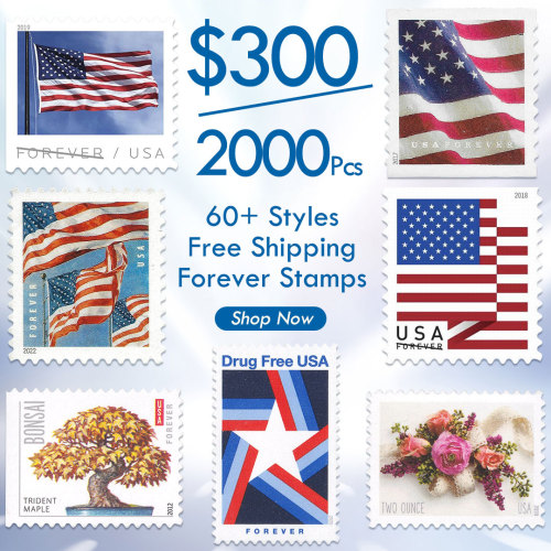 $300/2000PCS. Big Sales! 2000 PCS First Class Postage Stamps for Post Cards, Greeting Cards, Wedding Invitations, or Invitations, Bar Mitzvahs, Post cards, Collection