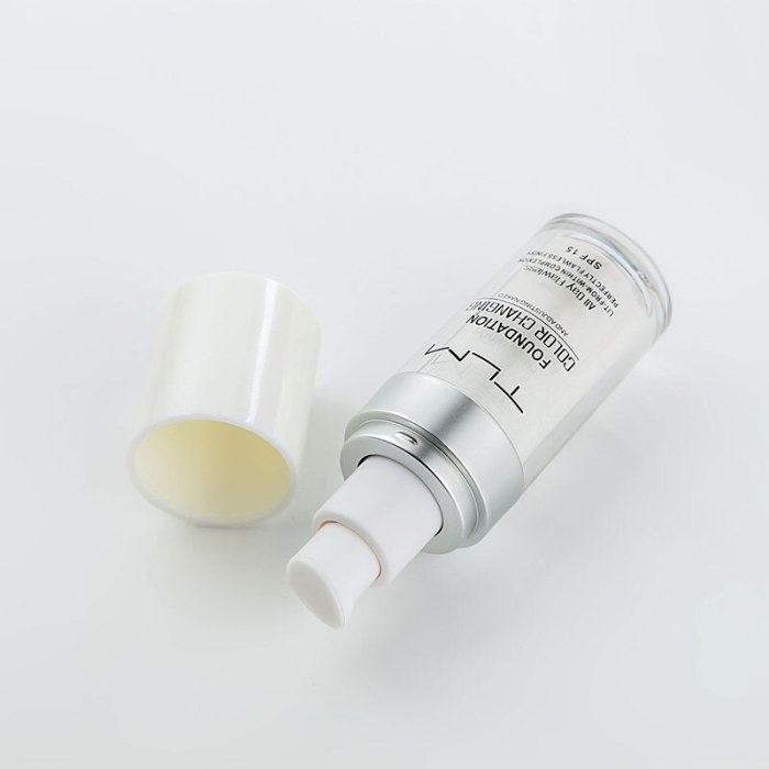 3PCS TLM Color Changing Foundation Profesional Colour Changing Face Makeup Waterproof Makeup Gift Skin Care Liquid Foundation
