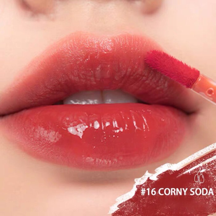 New Arrival Lip Gloss Mirror Surface Lip Tint  Long-lasting and Waterproof Liquid Lipstick Nude and Natural Lip Gloss