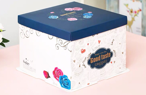 Cream birthday cake