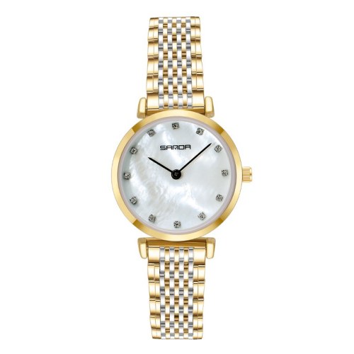 BASID Top Brand Luxury Stylish Elegant Rhinestone Women's Watches Waterproof Quartz Wristwatch Fashion Casual Female Ladies