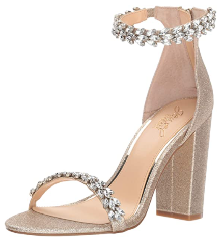 Jewel Badgley Mischka Women's Mayra Heeled Sandal