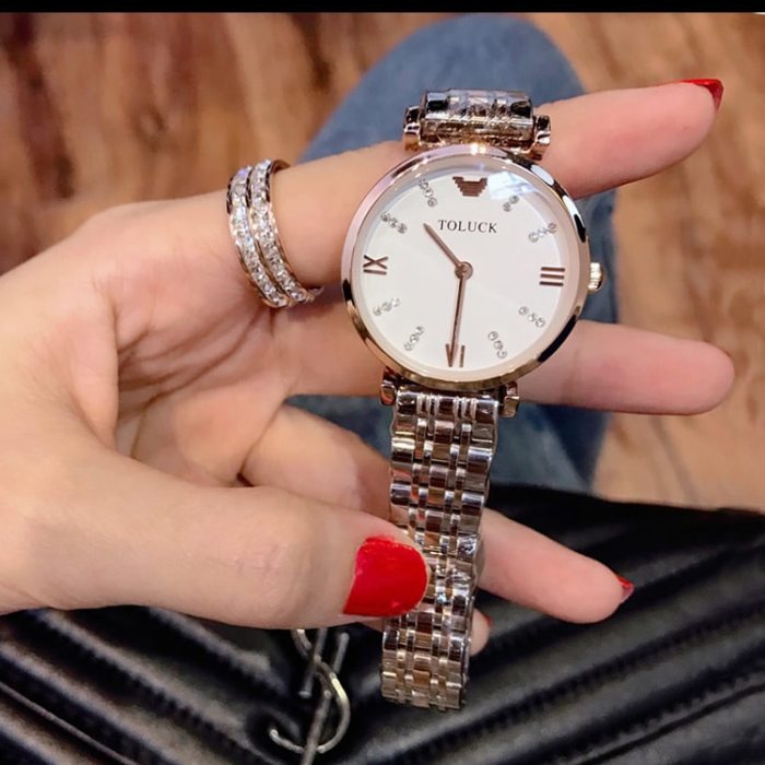 New luxury fashion women's watch women's watch simple atmosphere ultra thin stainless steel women's watch quartz watch