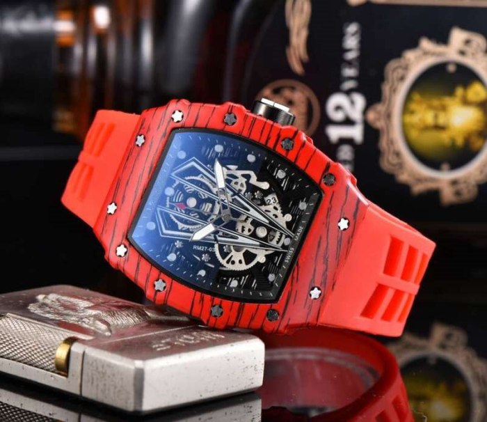 Luxury Richard Wristwacth Top Brand RM 1: 1 Same Quartz Mechanical Watchs Men's 2020 Watches Relogio Masculino Water Resistant