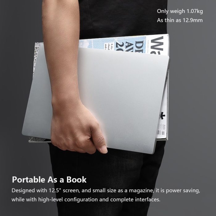 Xiaomi Air 12.5  Notebook Thin & Light PC 8th Intel Core M3-8100Y 4GB 256GB SATA SSD LPDDR3 1866MHz Laptop Gold