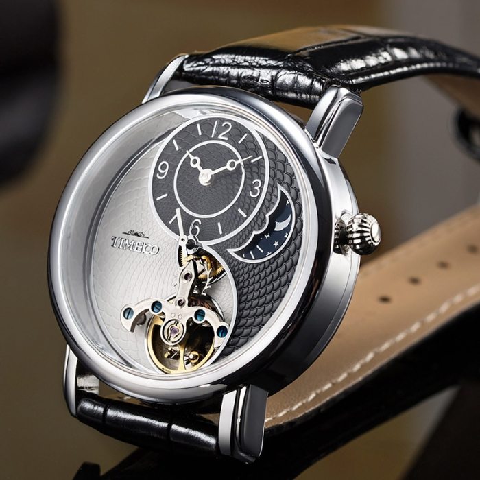 TIME 100 Men Watches Luxury Clock Automatic Mechanical Watch Men Business Waterproof Sport Wrist Watch Relogio Masculino new