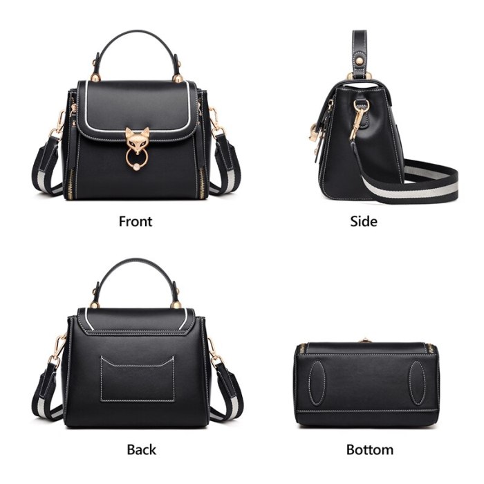FOXER Fashion Totes Lady Handbag Women Chic Messenger Purse Female Split Leather Stylish Crossbody Shoulder Bags Large Capacity