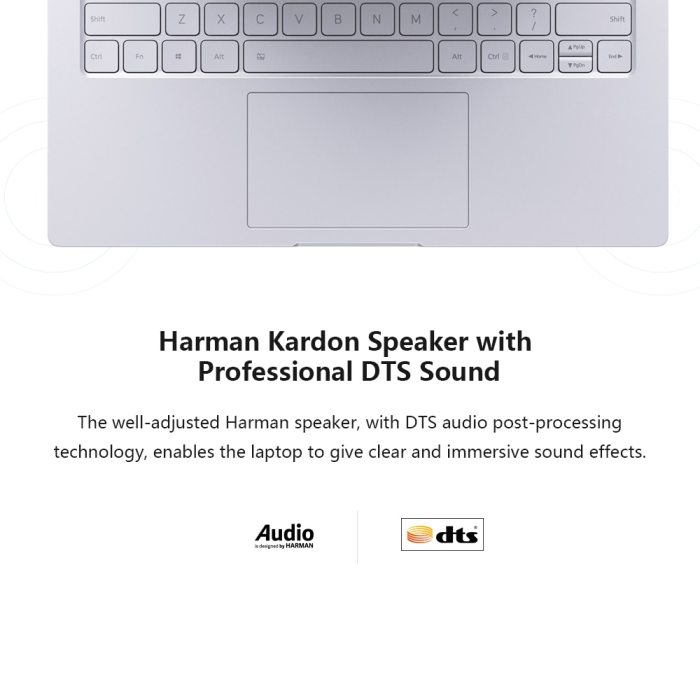 Xiaomi Air 12.5  Notebook Thin & Light PC 8th Intel Core M3-8100Y 4GB 256GB SATA SSD LPDDR3 1866MHz Laptop Gold