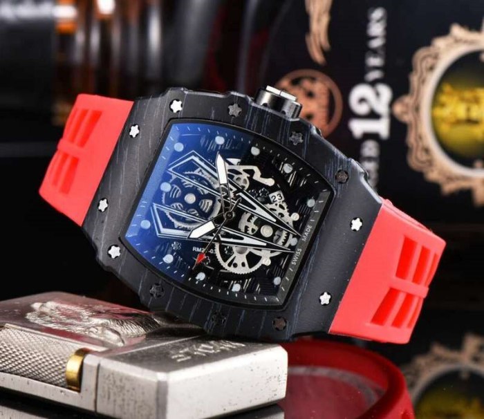 Luxury Richard Wristwacth Top Brand RM 1: 1 Same Quartz Mechanical Watchs Men's 2020 Watches Relogio Masculino Water Resistant