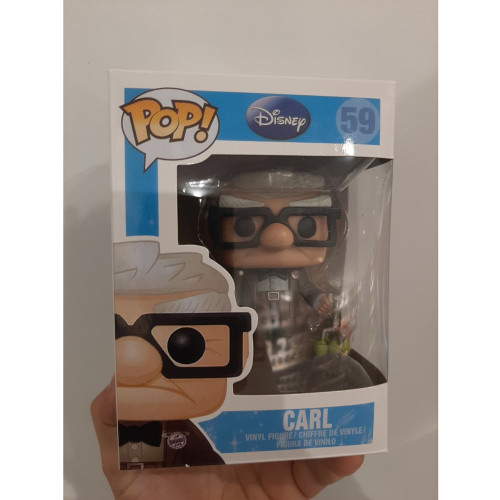 funko pop DISNEY Carl 59# With Protector Box Vinyl Action Figures Model Toys for Children gift