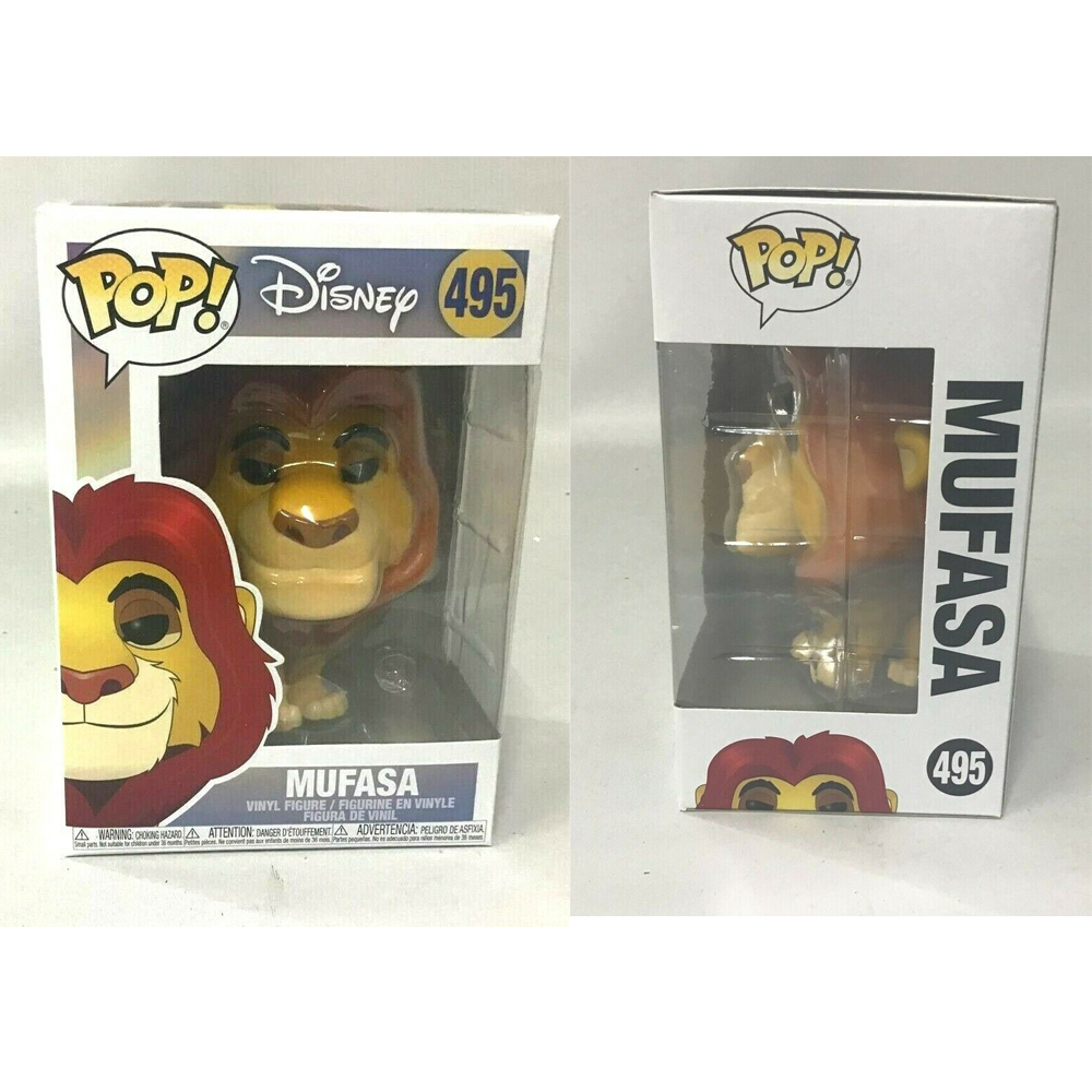 Funko Pop Disney The Lion King Mufasa 495 & Simba 496 for sale online 