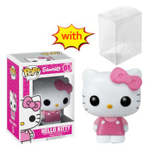 funko pop Hello Kitty 01# With Protector Box Vinyl Action Figures Model Toys for Children gift
