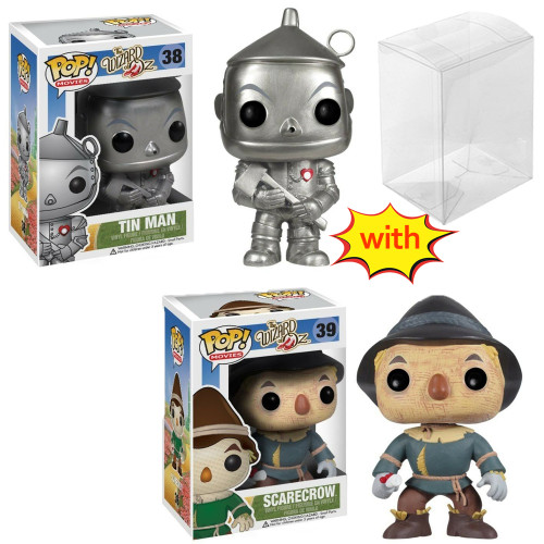 US$ 17.99 - funko pop THE WIZARD OF OZ Tin Man 38# Scarecrow 39# With  Protector Box Vinyl Action Figures Model Toys for Children gift -  m.funkofans.com