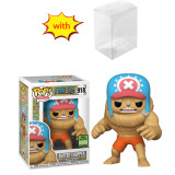 funko pop ONE PIECE  Buffed Chopper 918# With Protector Box Vinyl Action Figures Model Toys for Children gift