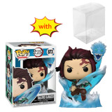 funko pop DEMON SLAYER Inosuke Hashibira 870# Tanjiro Kamado 867# Zenitsu Agatsuma 869# With Protector Box Vinyl Action Figures Model Toys for Children gift