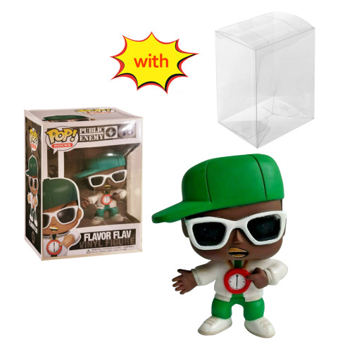 funko pop FLAVOR FLAV 16# With Protector Box Vinyl Action Figures Model Toys for Children gift