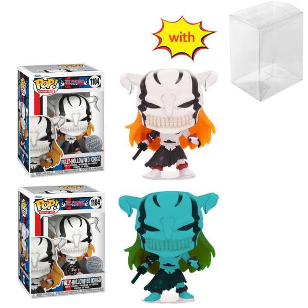 funko pop Bleach FULLY-HOLLOWFIED ICHIGO #1104 With Protector Box Vinyl Action Figures Model Toys for Children gift