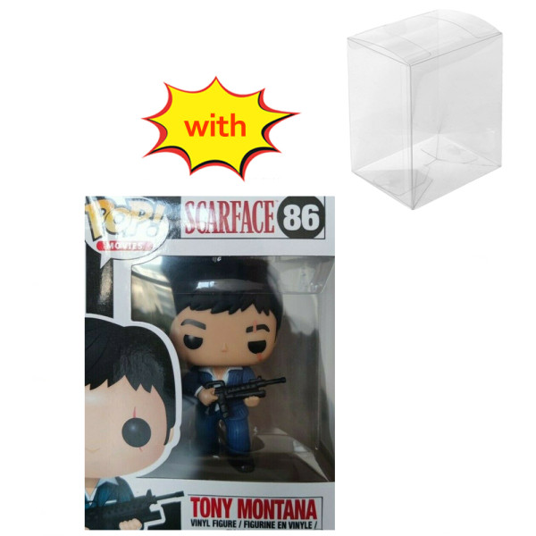 funko pop SCARFACE Tony Montana 86# With Protector Box Vinyl Action Figures Model Toys for Children gift