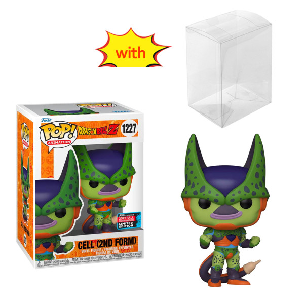 funko pop Dragon Ball Super CELL(2ND FORM) #1227 With Protector Box Vinyl Action Figures Model Toys for Children gift 