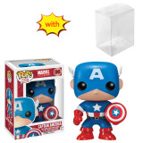 funko pop MARVEL CAPTAIN AMERICA #06 HULKBUSTER #294 BLACK PANTHER #273 THOR #286 #335 With Protector Box Vinyl Action Figures Model Toys for Children gift