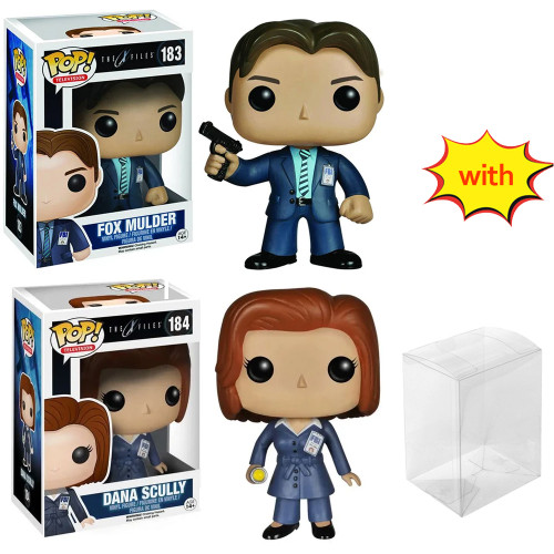 funko pop The X Files Fox Mulder #183 With Protector Box Vinyl Action Figures Model Toys for Children gift
