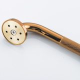 IMPEU 16  Knurled Shower Grab Bar, Premium Grips, Anti Slip Bathroom Armrest, Rose Gold Finishes