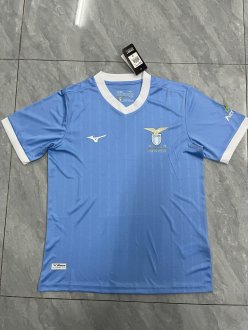 Lazio  jersey 50 year 24-25  blue fans Lazio  Football  Lazio Soccer jersey 1:1 Thailand