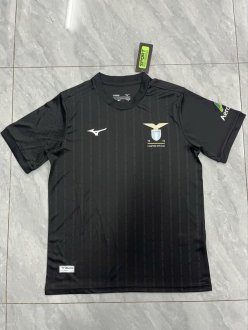 Lazio  jersey 50 year 24-25  black fans Lazio  Football  Lazio Soccer jersey 1:1 Thailand