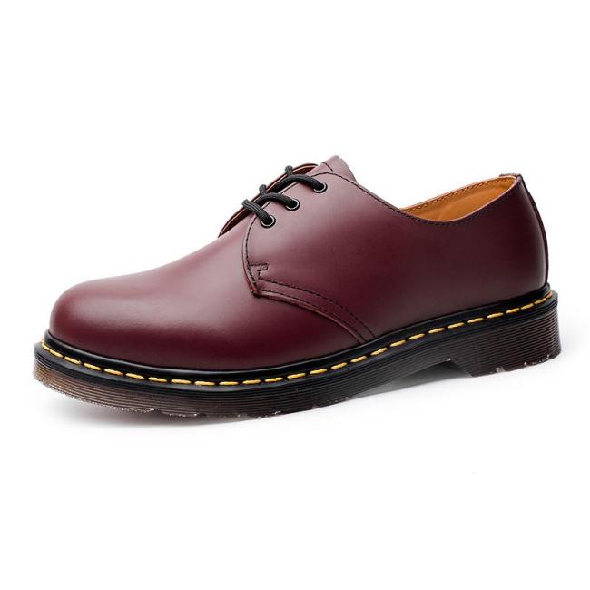 1461 RED 3 HOLES LEATHER SHOES UNISEX