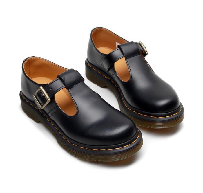T-STRAP-1 MARY JANE LEATHER SHOES