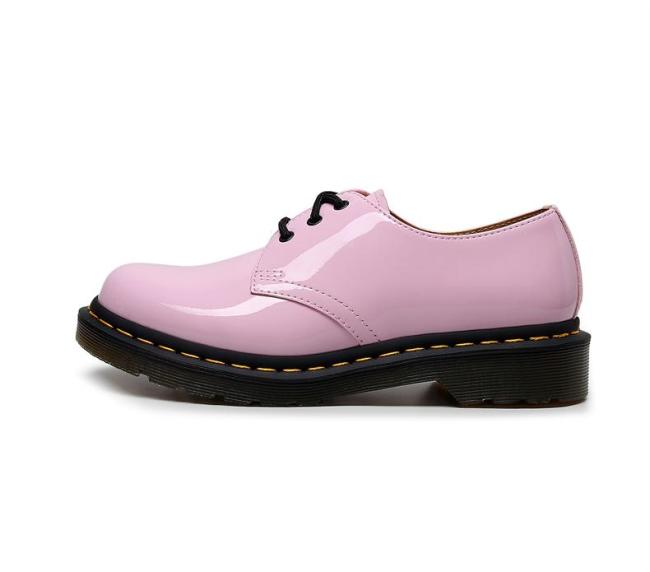1461 PINK SHINY 3 HOLES LEATHER SHOES