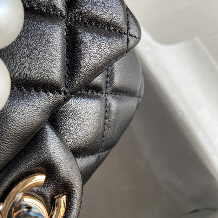 HML# High Quality Womens Girls Pearl Bag