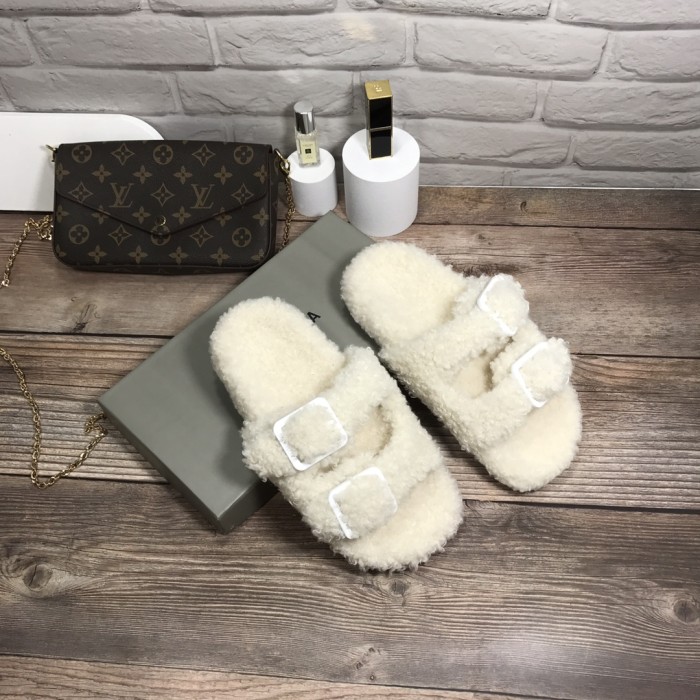 YM# Fluffy Slippers Plush Slippers