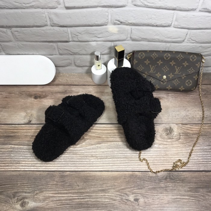 YM# Fluffy Slippers Plush Slippers