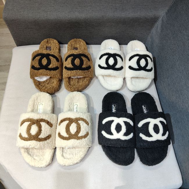 YM# Fluffy Slippers Plush Slippers