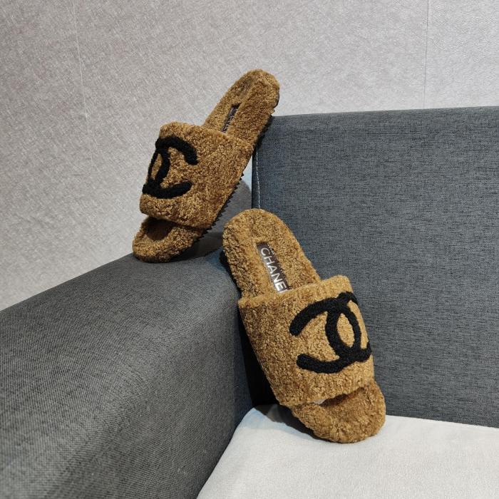YM# Fluffy Slippers Plush Slippers