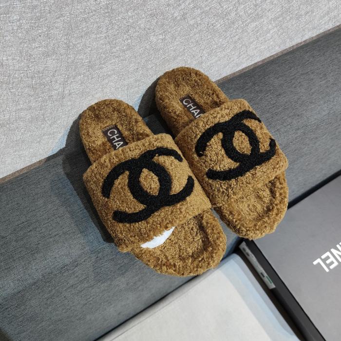 YM# Fluffy Slippers Plush Slippers