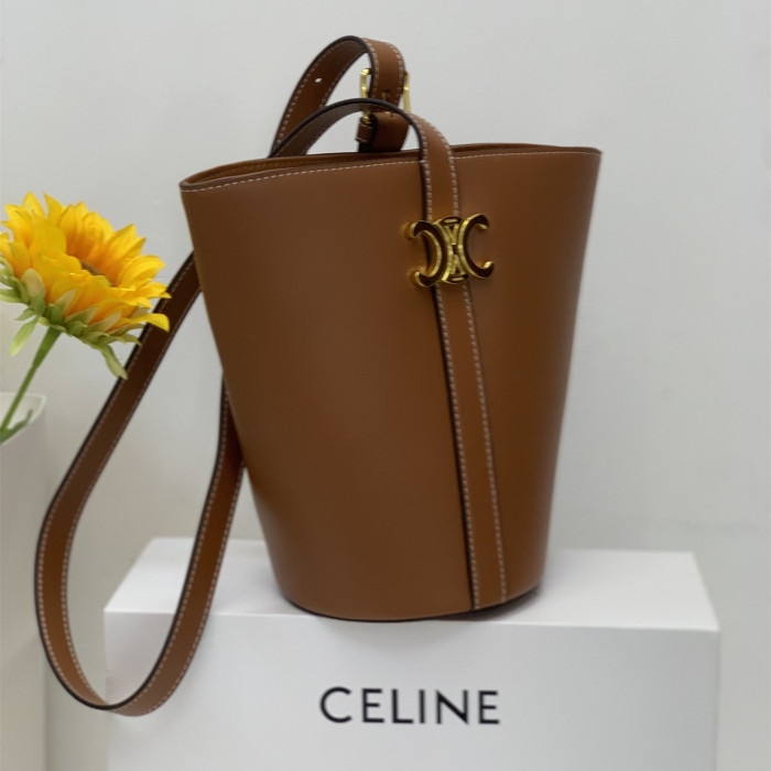 HML# High Quality Womens Bucket Bag 24×21.5×13.5cm