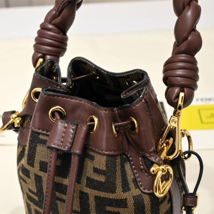 HML# High Quality Womens Mini Bag Bucket Bag 18×12×10CM