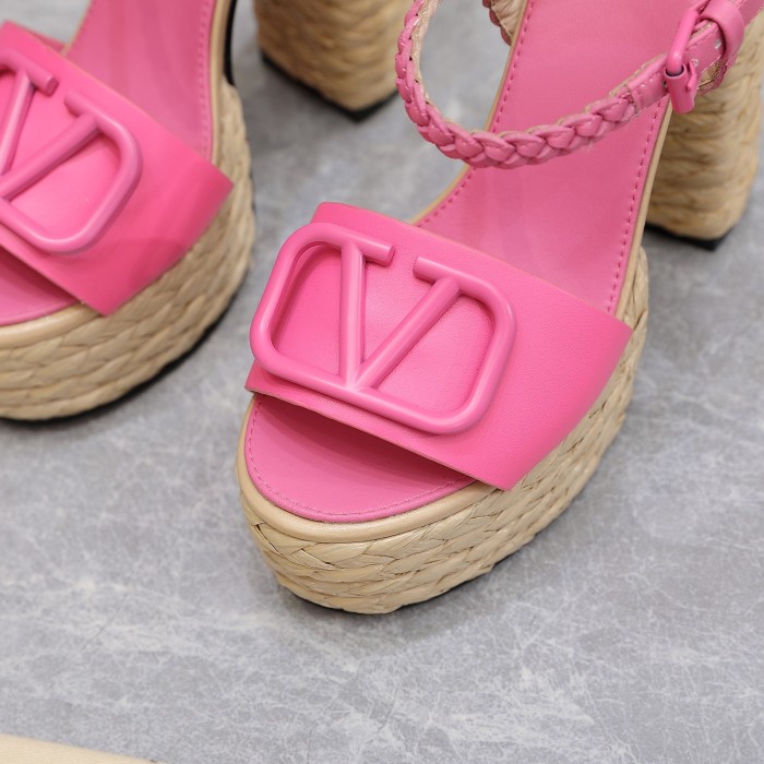 LK# High Quality Womens Shoes Sandals High Heel 13CM Platform 4CM