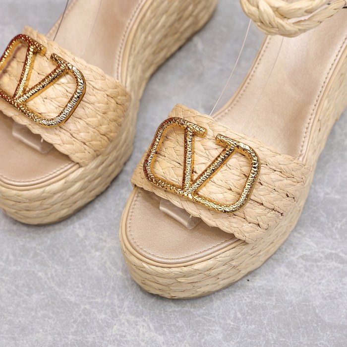 LK# High Quality Womens Shoes Sandals High Heel 11CM Platform 4CM